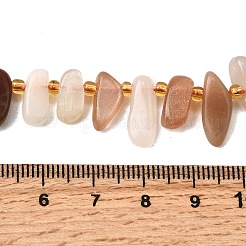 Natural Moonstone Beads Strands&nbsp;G-Z091-A14