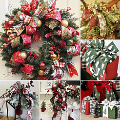 10 Yards 2 Colors Christmas Theme Jute Cord&nbsp;OCOR-TA0002-09A