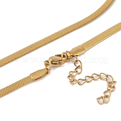 Ion Plating(IP) 201 Stainless Steel Chain Necklaces&nbsp;NJEW-P309-30G