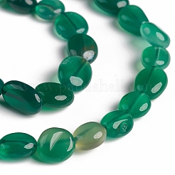 Natural Green Onyx Agate Beads Strands&nbsp;G-D0002-D61