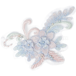 Polyester Applique Embroidery&nbsp;DIY-WH20055-026B