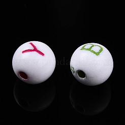 Opaque Acrylic Beads&nbsp;OACR-ZX006-24