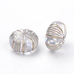 Plating Transparent Acrylic Beads&nbsp;PACR-Q115-47
