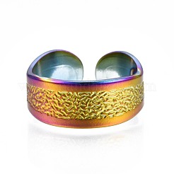 304 Stainless Steel Cuff Ring&nbsp;RJEW-N038-077
