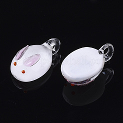 Handmade Lampwork Pendants&nbsp;LAMP-N021-002F