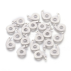 Tarnish Resistant 201 Stainless Steel Charms&nbsp;STAS-F175-01P-6