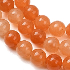 Natural Red Aventurine Round Beads Strands&nbsp;X-G-S148-8mm