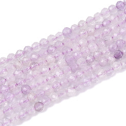Natural Lavender Amethyst Beads Strands&nbsp;G-T143-03