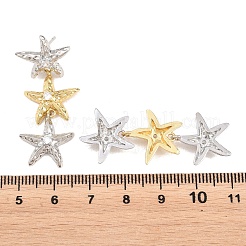 Brass Micro Pave Cubic Zirconia Dangle Stud Earrings&nbsp;EJEW-G471-29B-PG