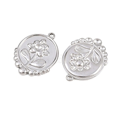 304 Stainless Steel Pendants Cabochon Settings&nbsp;STAS-L317-30P