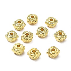 Rack Plating Alloy Beads&nbsp;PALLOY-D024-01G