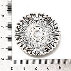 Tibetan Style Alloy Flower Multi-Strand Links&nbsp;PALLOY-D291-01AS-01