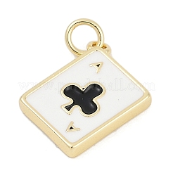Brass Enamel Charms&nbsp;KK-G522-44G-04