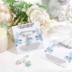 2Pcs Angel Polyester & Plastic Alloy Brooch&nbsp;JEWB-ME0001-36