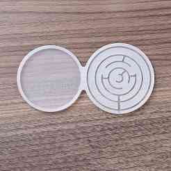 DIY Flat Round Lollipop Making Food Grade Silicone Molds&nbsp;DIY-E051-03