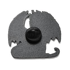 Dragon Black Enamel Pins&nbsp;JEWB-K040-06EB
