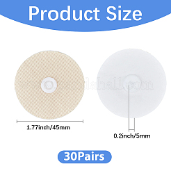 30 Pairs Cotton Duvet Holder Anti-Run Buckle&nbsp;AJEW-SP0004-50