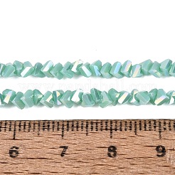 Electroplate Opaque Glass Beads Strands&nbsp;EGLA-Q139-01A-C14