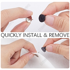 Plastic Brooch Pin Backs&nbsp;KY-G037-01A