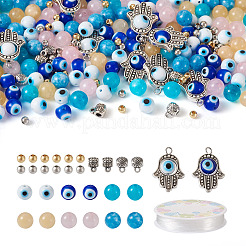 DIY Evil Eye Bracelet Making Kit&nbsp;DIY-FW0001-33
