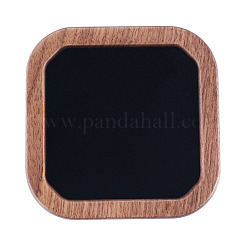 1Pc Wood with Velvet Jewelry Plate&nbsp;ODIS-TA0001-10