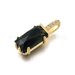 Natural Indian Agate Faceted Rectangle Pendants&nbsp;KK-F899-03A-G