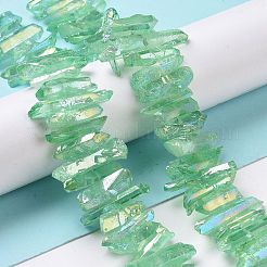 Natural Quartz Crystal Points Beads Strands&nbsp;G-K181-B32