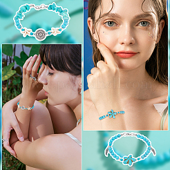 DIY Gemstone Earring & Bracelet & Necklace Making Kit&nbsp;DIY-PH0009-10
