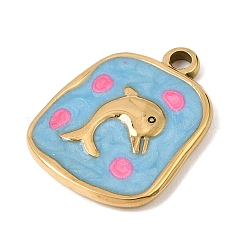 303 Stainless Steel Enamel Pendants&nbsp;SA-CBA9D90-07G-04