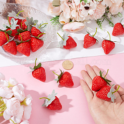 20Pcs Foam Simulated Strawberry Model&nbsp;DJEW-GF0001-97