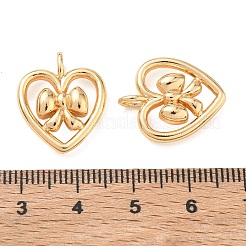 Valentine's Day Brass Pendants&nbsp;KK-K351-76G