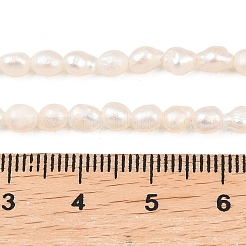 Natural Cultured Freshwater Pearl Beads Strands&nbsp;PEAR-F020-25