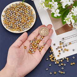400Pcs 2 Colors Iron Crimp Beads&nbsp;IFIN-NB0001-64