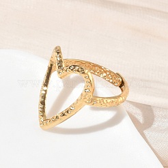 304 Stainless Steel Cuff Open Rings&nbsp;SA-CBA8AFD-02G