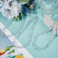 4Pcs Glass Beads Curtain Tiebacks Clips&nbsp;HJEW-GO00229