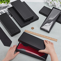 Paper Cardboard Tie Storage Boxes&nbsp;CON-WH0107-65