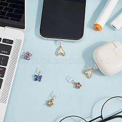 6Pcs 6 Styles Plastic Mobile Dustproof Plugs&nbsp;HJEW-SC00170
