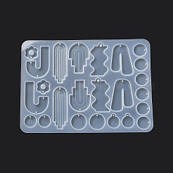 DIY Bohemian Style Geometrical Pendants Silicone Molds&nbsp;X-DIY-A039-01