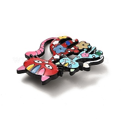 Alloy Enamel Brooches&nbsp;X-JEWB-P013-18EB