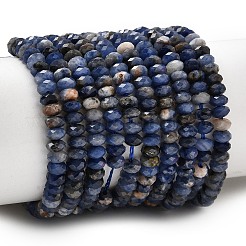 Natural Sodalite Beads Strands&nbsp;G-G343-A04-2x4mm
