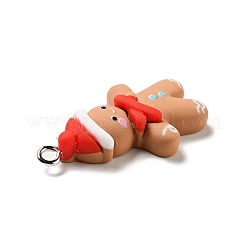 Christmas Opaque Resin Pendants&nbsp;X-RESI-G043-A06