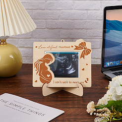 1 Set Wood Pregnancy Photo Frame Stand&nbsp;ODIS-FG0001-86A
