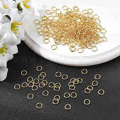 SHEGRACE 30G Brass Open Jump Rings&nbsp;XGRPCN578-239G