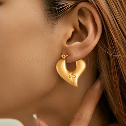 304 Stainless Steel Huggie Hoop Earrings&nbsp;WG5150C-01