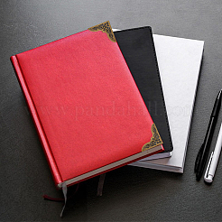 100Pcs 5 Colors Floral Pattern Iron Book Corner Guards&nbsp;FIND-FH0007-45