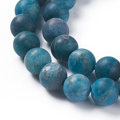 Natural Apatite Beads Strands&nbsp;G-F617-02-8mm
