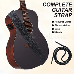 3Pcs 3 Styles PU Leather Adjustable Guitar Shoulder Strap&nbsp;AJEW-CL0003-60