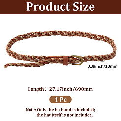 PU Leather Hat Bands&nbsp;AJEW-WH20098-045