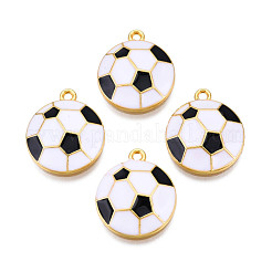 Rack Plating Eco-Friendly Alloy Enamel Pendants&nbsp;ENAM-N052-009