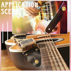 Alloy Guitar Strap Button Tail Nails for Acoustic and Folk Instruments&nbsp;FIND-WH20009-67G